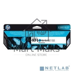 Картридж струйный HP 971 CN622AE голубой для HP OJ Pro X476dw/X576dw/X451dw/X551dw (2500стр.)