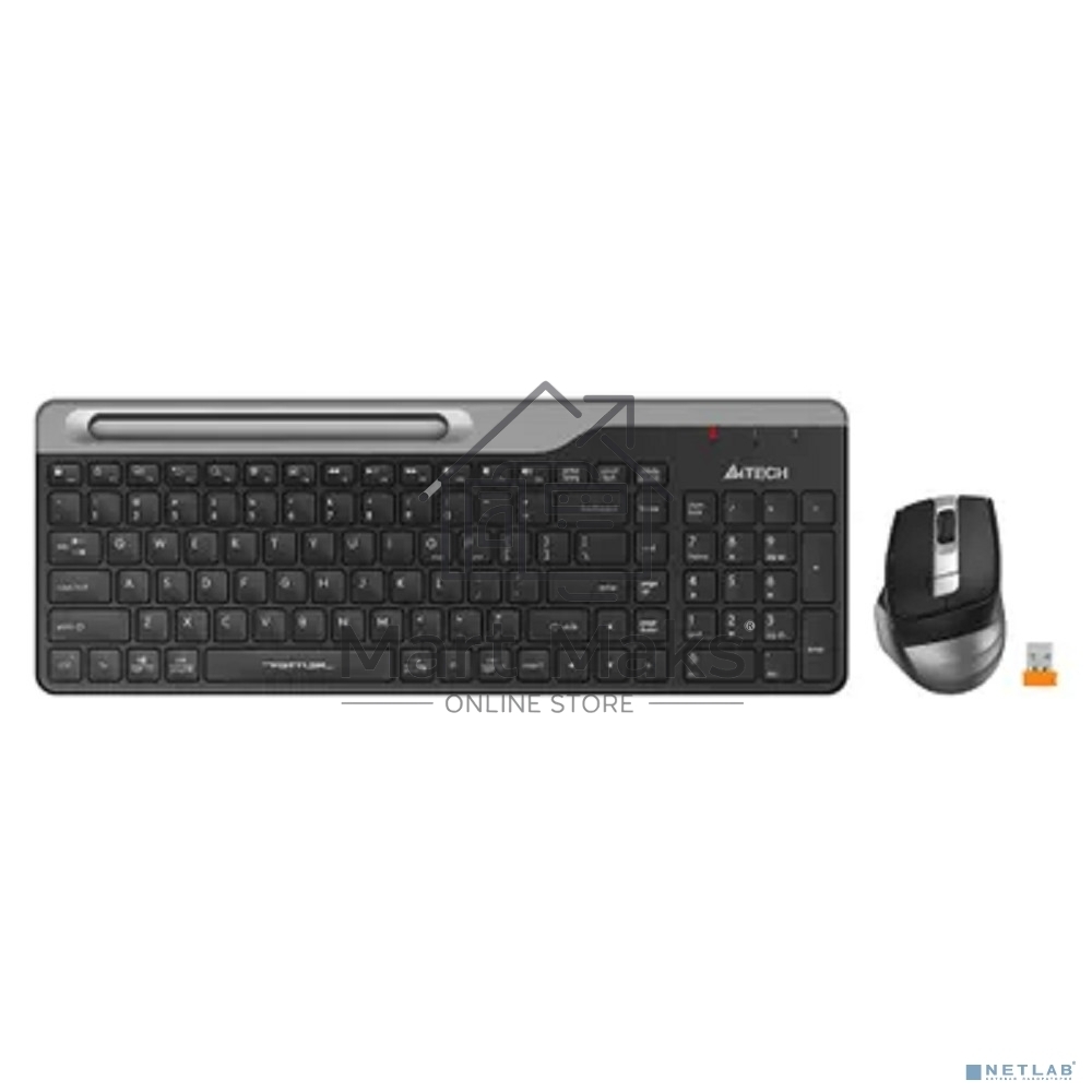 Клавиатура + мышь A4Tech Fstyler FB2535C клав:черный/серый мышь:черный/серый USB беспроводная Bluetooth/Радио slim