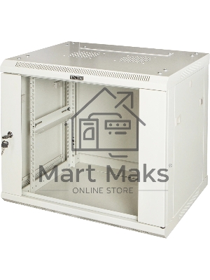 Шкаф настенный серии Pro, 9U 600x800, стеклянная дверь