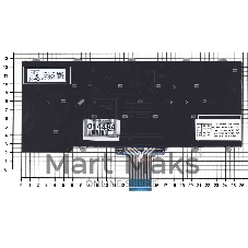 Клавиатура для ноутбука Dell E5250 E7250 черная без подсветки