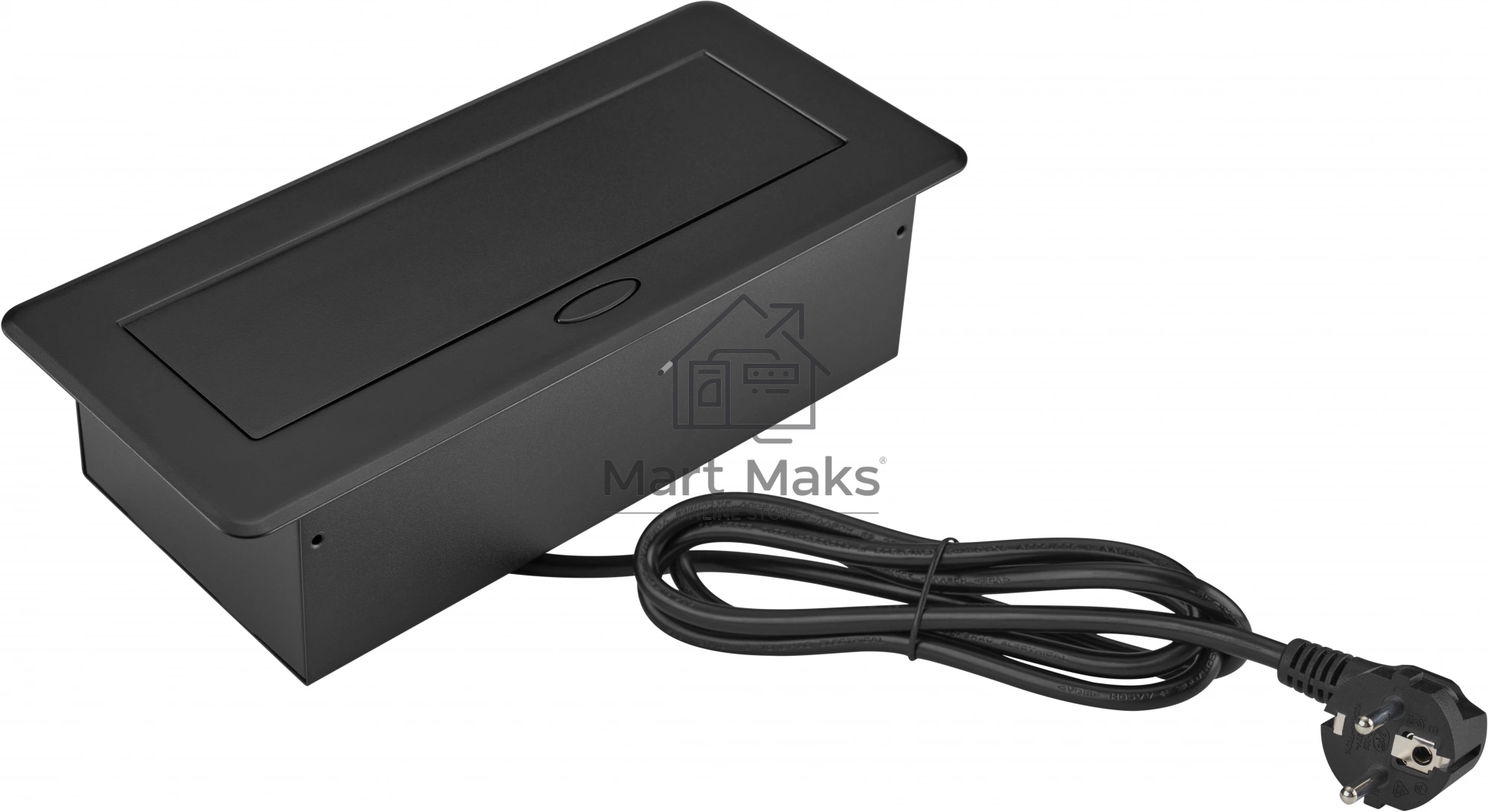 Розетка Cactus CS-SOCKET-EU3-BK для столешницы (уп.:1шт)