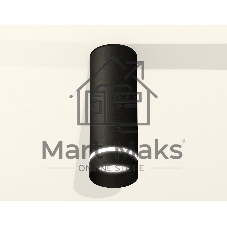 Светильник Ambrella Light XS6343041 SBK/FR черный песок/белый матовый MR16 GU5.3 (C6343, N6229)