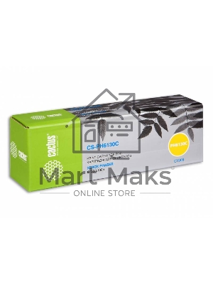 Картридж лазерный Cactus CS-PH6130C (106R01282) голубой (1900 стр.) для Xerox 6130/6130n