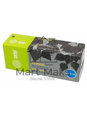 Картридж лазерный Cactus CS-CF412A желтый (2300 стр.) для HP LJ M452DW/DN/NW, M477FDW/M477FDN/M477FNW