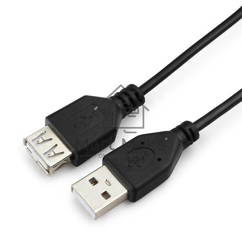 Кабель Гарнизон Кабель удлинитель USB 2.0, AM/AF, 1м, пакет (GCC-USB2-AMAF-1M)