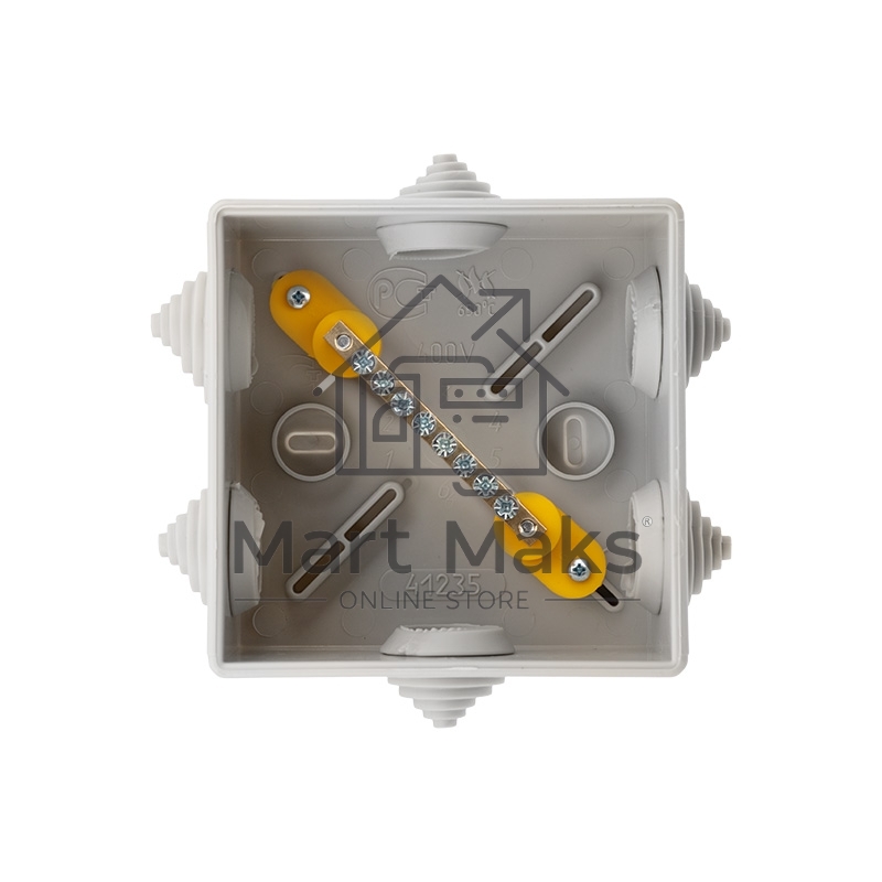 Коробка уравнивания потенциалов ОУ 85×85×40 мм, IP44 Rexant