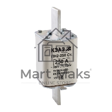 Вставка плавкая ПН2 250 С 200А У3 КЭАЗ 120119 Вставка плавкая ПН2 250 С 200А У3 КЭАЗ 120119