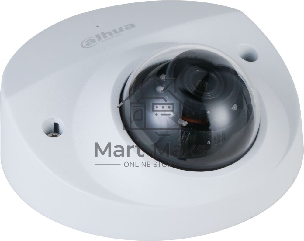 Видеокамера IP Dahua DH-IPC-HDBW3241FP-AS-0306B 3.6-3.6мм цветная корп.:белый