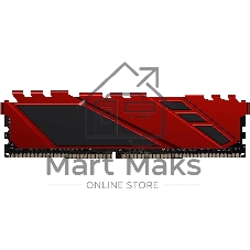 Оперативная память NETAC Shadow, DDR4, 8GB (1x8GB), 3600MHz, CL18, DIMM, с радиаторами, красный
