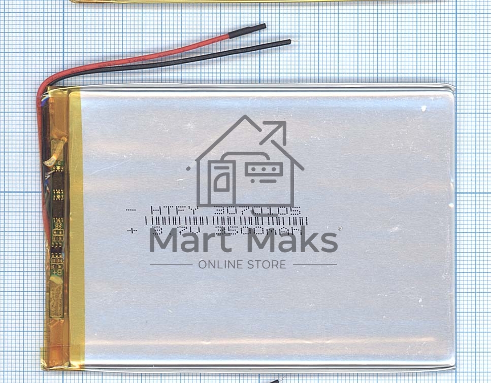 Аккумулятор Li-Pol (батарея) 3*70*105мм 2pin 3.7V/3500mAh