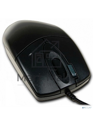Мышь проводная A4Tech OP-720 черный, 1200 dpi, USB, кнопки - 3