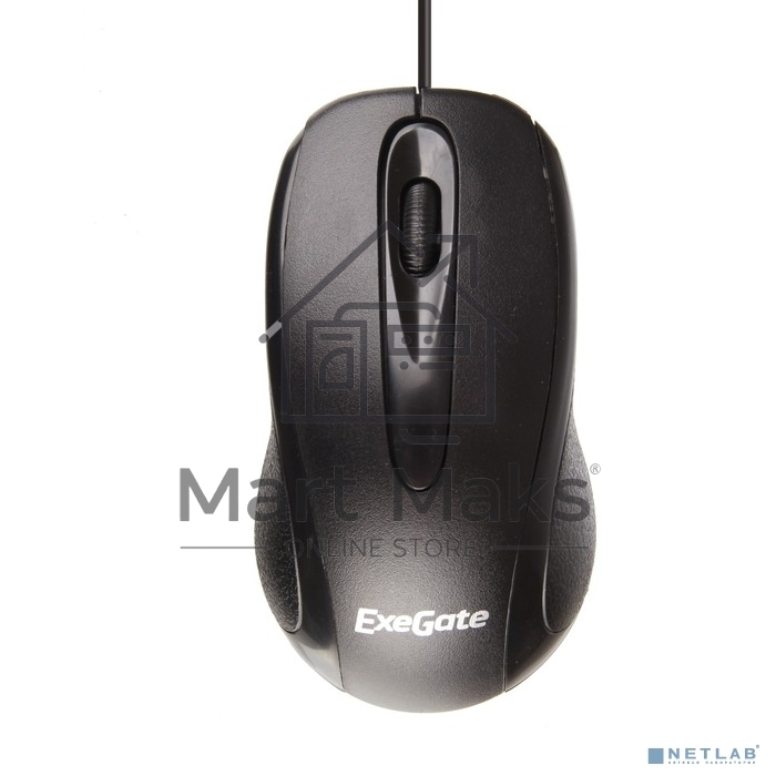 Мышь проводная ExeGate Professional Standard SH-9026 черный, 1000 dpi, USB, кнопки - 3