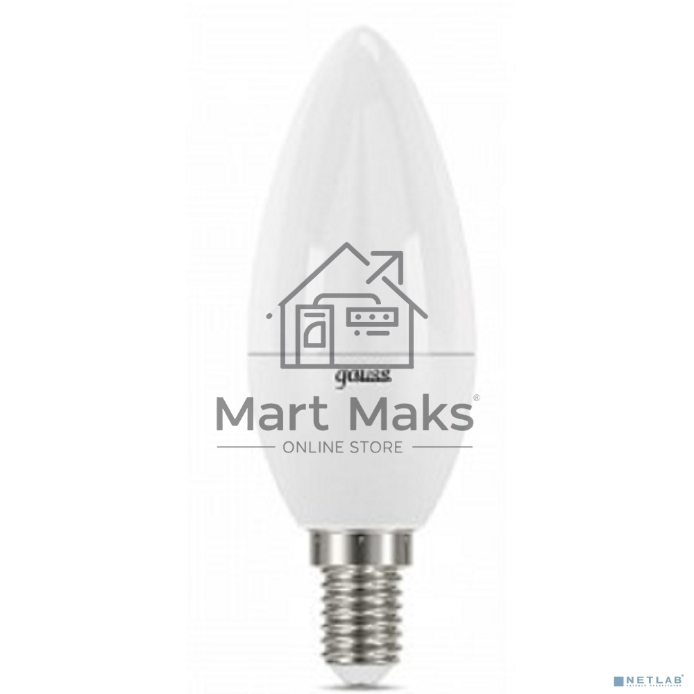 Лампа светодиодная GAUSS 103101107LED Candle E14 6.5W 2700К
