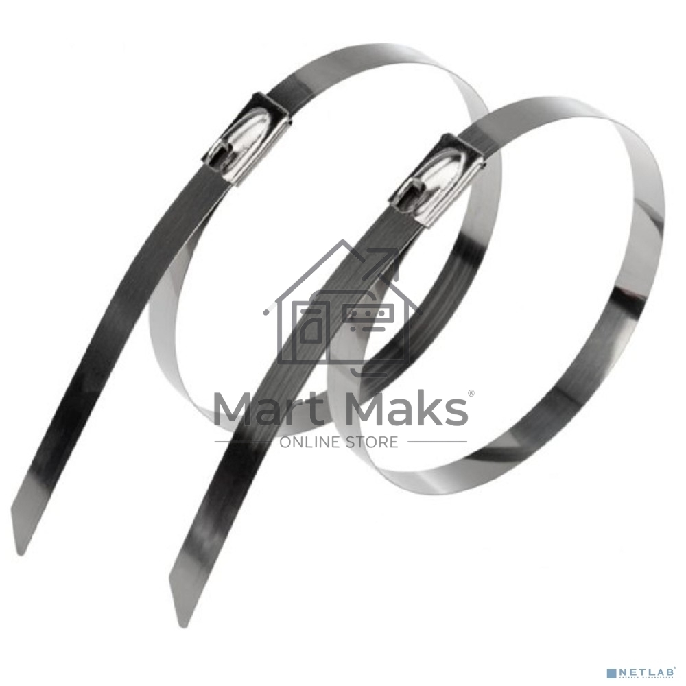 Хомут-стяжка стальной Rexant 152x4,6 мм, упаковка 100 шт.