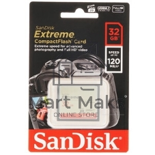 Флеш карта CF 32GB SanDisk Extreme 120MB/s