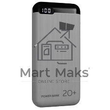 Портативный аккумулятор More choice (4620202550552) PB22-20 с кабелем 2USB 2.1A - 20000mAh белый