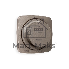 Лицевая панель OMEGA (Темная бронза матовый) для светорегулятора универсального QUANT OP6355