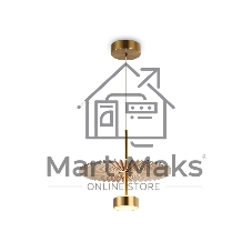 Светильник Ambrella light LH72603 BR/WH латунь/бежевый 6W 3000K D300*260-1770