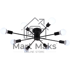 Светильник Ambrella light TR80411/8 BK черный E27/8 max 60W D950*150