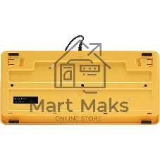 Комплект клавиатура+мышь A4Tech FStyler F1110 проводной, USB, 2000 DPI, чёрный/жёлтый