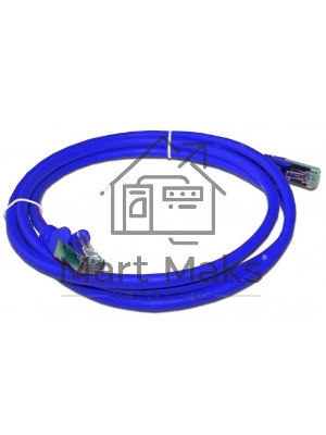 Патч-корд LANMASTER FTP, вилка RJ-45, вилка RJ-45, кат.6А, LSZH, 2м, синий lan-pc45/s6a-2.0-bl