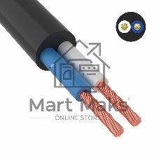 Провод соединительный ПВС 2х2,5 мм² 100 м черный ГОСТ 7399-97 Провод соединительный ПВС 2х2,5 мм² 100 м черный ГОСТ 7399-97