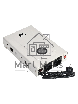 Стабилизатор напряжения IEK Slim 1.5кВА однофазный белый (IVS22-1-D15-09)