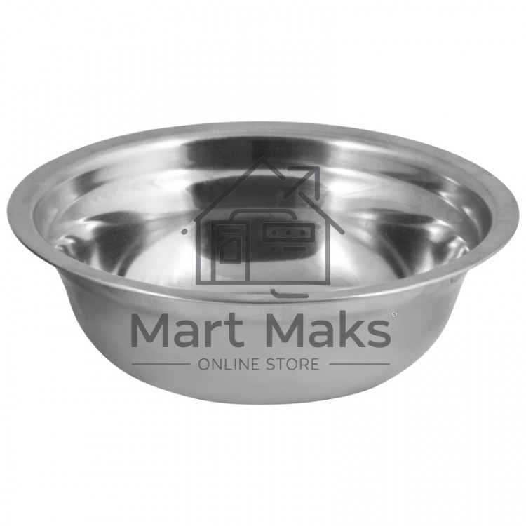 Миска MALLONY BOWL-15, нержавейка с расширенными краями, р-р:15 *4,5см, 0.5 л,зерк пол