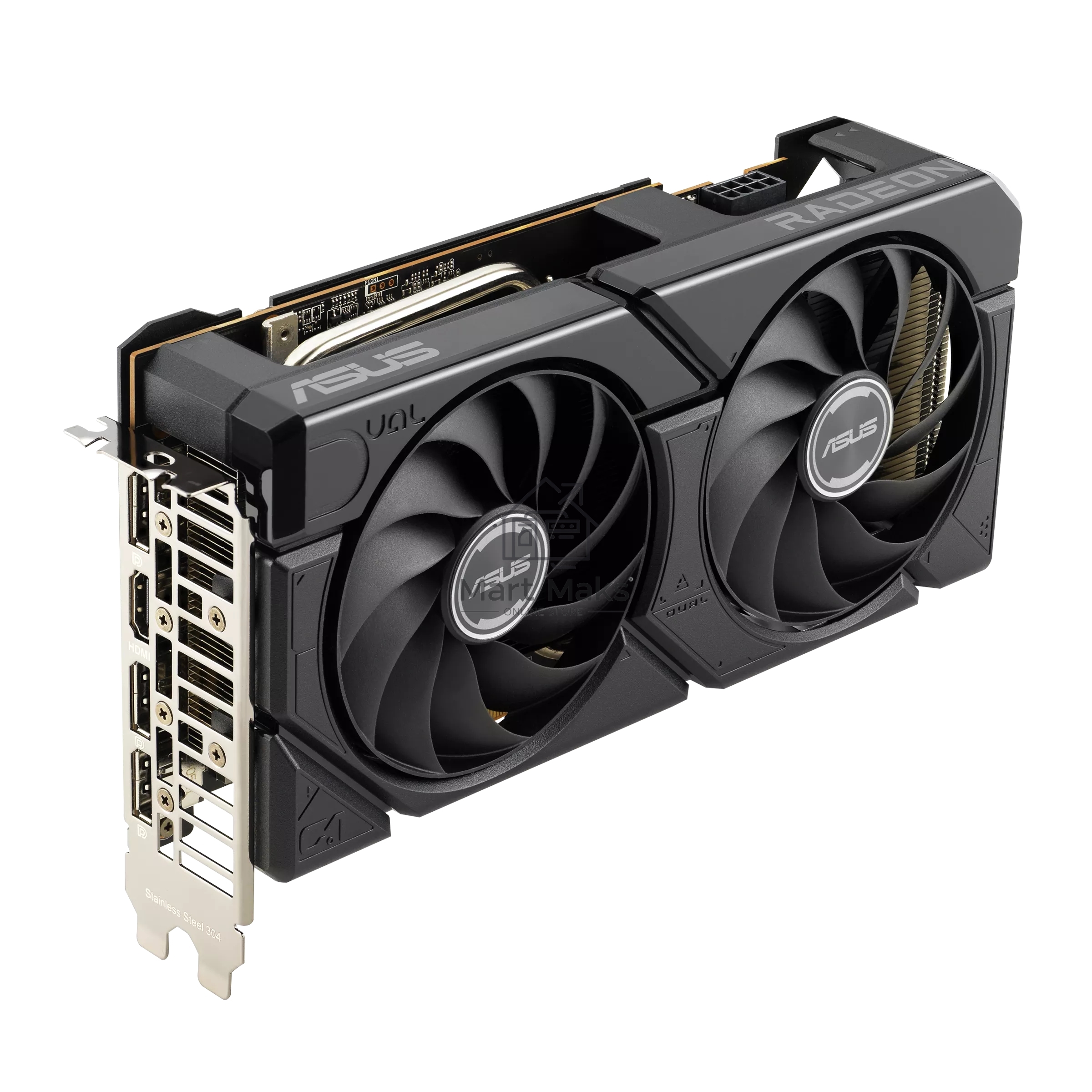 Видеокарта Asus AMD Radeon RX 7600 8Gb PCI-E DUAL-RX7600-O8G-EVO 128bit GDDR6 2280/18000 HDMIx1 DPx3 HDCP Ret