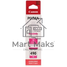 Чернила Canon GI-490M 0665C001 пурпурный для Canon Pixma G1400/2400/3400 (70мл)