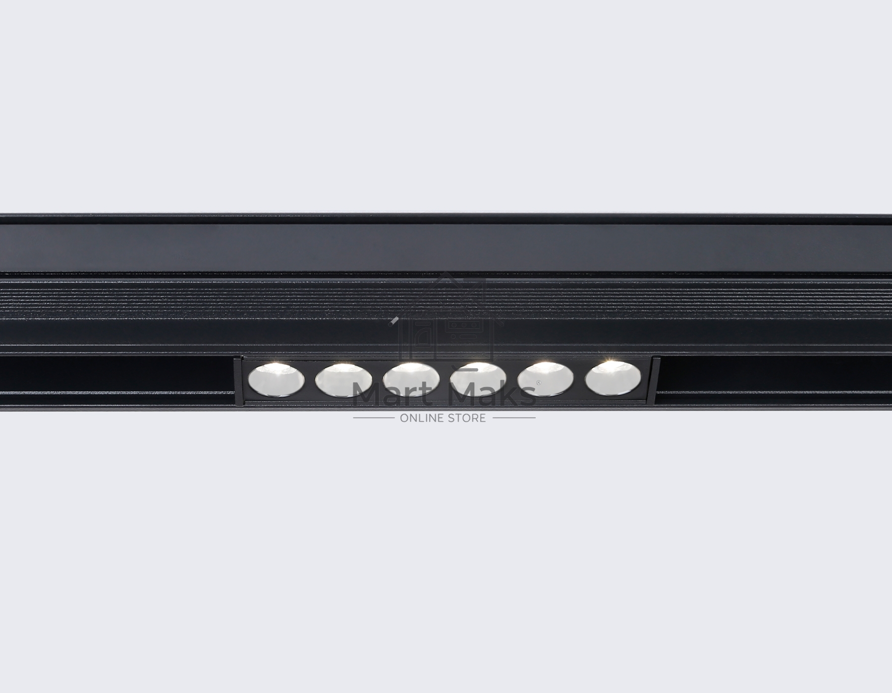 Светильник трековый светодиодный GL4019 BK черный IP20 6W 4200K 48V 24° 115*22*45