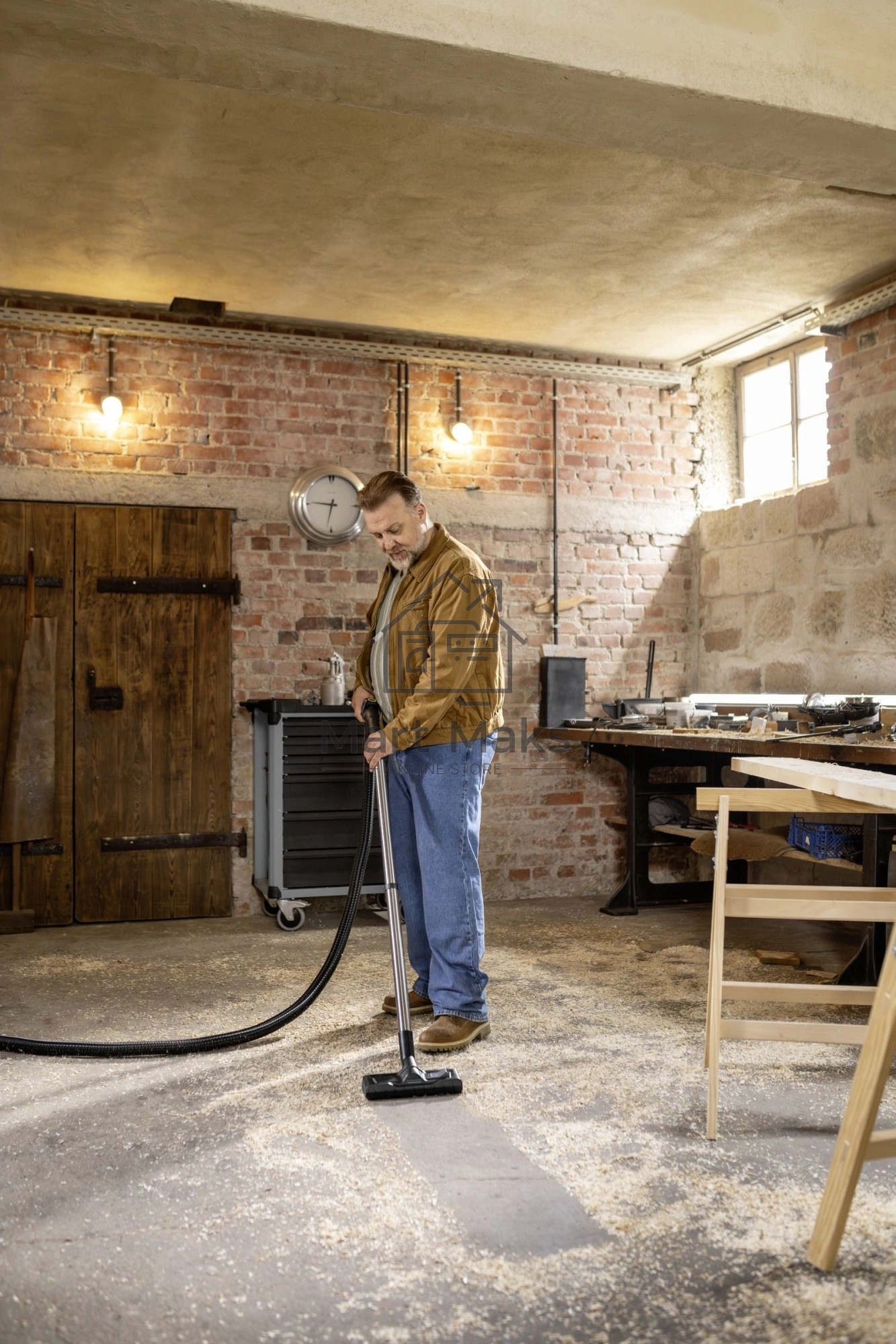Строительный пылесос Karcher WD 7 Control P S 30/6/35/T 1400Вт (уборка: сухая/сбор воды/выдув) серебристый