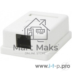 Розетка GEMBIRD NA212 RJ-45 кат.5e внешняя 1 порт, 110&Krone