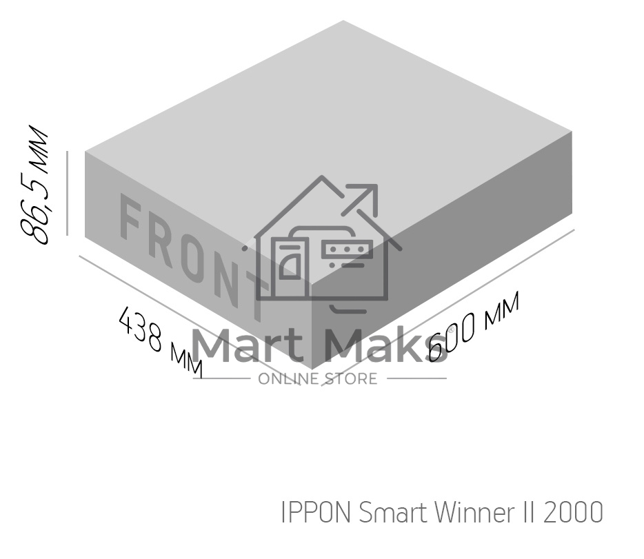 Источник бесперебойного питания Ippon Smart Winner II 2000 1800Вт 2000ВА черный