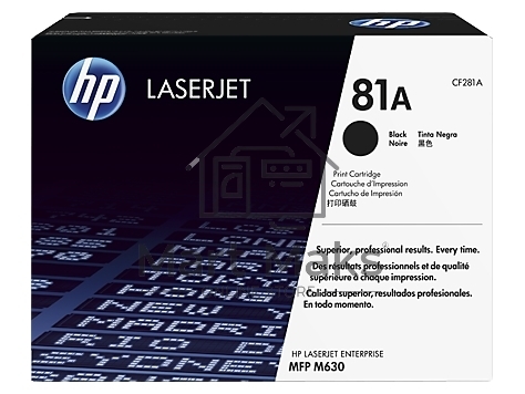 Тонер Картридж HP 81A CF281A черный для HP LJ Pro M630dn/f/h/z (10500 стр.)