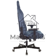 Кресло Knight N1 Fabric синий, ткань, 120 кг, механизм качания