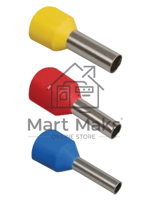 Наконечник-гильза изол. Е6012 (уп.100шт) ИЭК UGN10-006-06-12