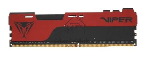 Оперативная память Patriot Viper Elite II, DDR4, 8GB (1x8 GB), 2666 MHz, CL16, DIMM, радиатор, красный