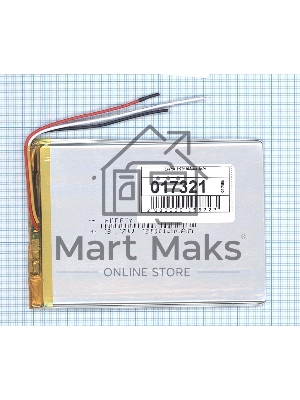 Аккумулятор Li-Pol (батарея) 3x70x105мм 3pin 3.7V/3500mAh