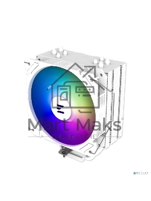 Кулер ZALMAN CNPS9X PERFORMA WHITE ARGB, 120мм FAN, 4 HEAT PIPES, 4-PIN PWM, 700-1800 RPM, 28DBA MAX, HYDRO BEARING, FULL SOCKET SUPPORT