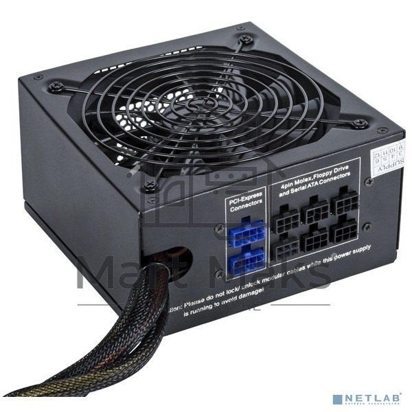 Серверный блок питания1200W ExeGate EX292199RUS ServerPRO-1200RADS (ATX, for 3U+ cases, КПД 82% (80 PLUS), 14cm fan, 24pin, 2(4+4)pin, 6xPCIe, 8xSATA, 4xIDE, Cable Management, black)