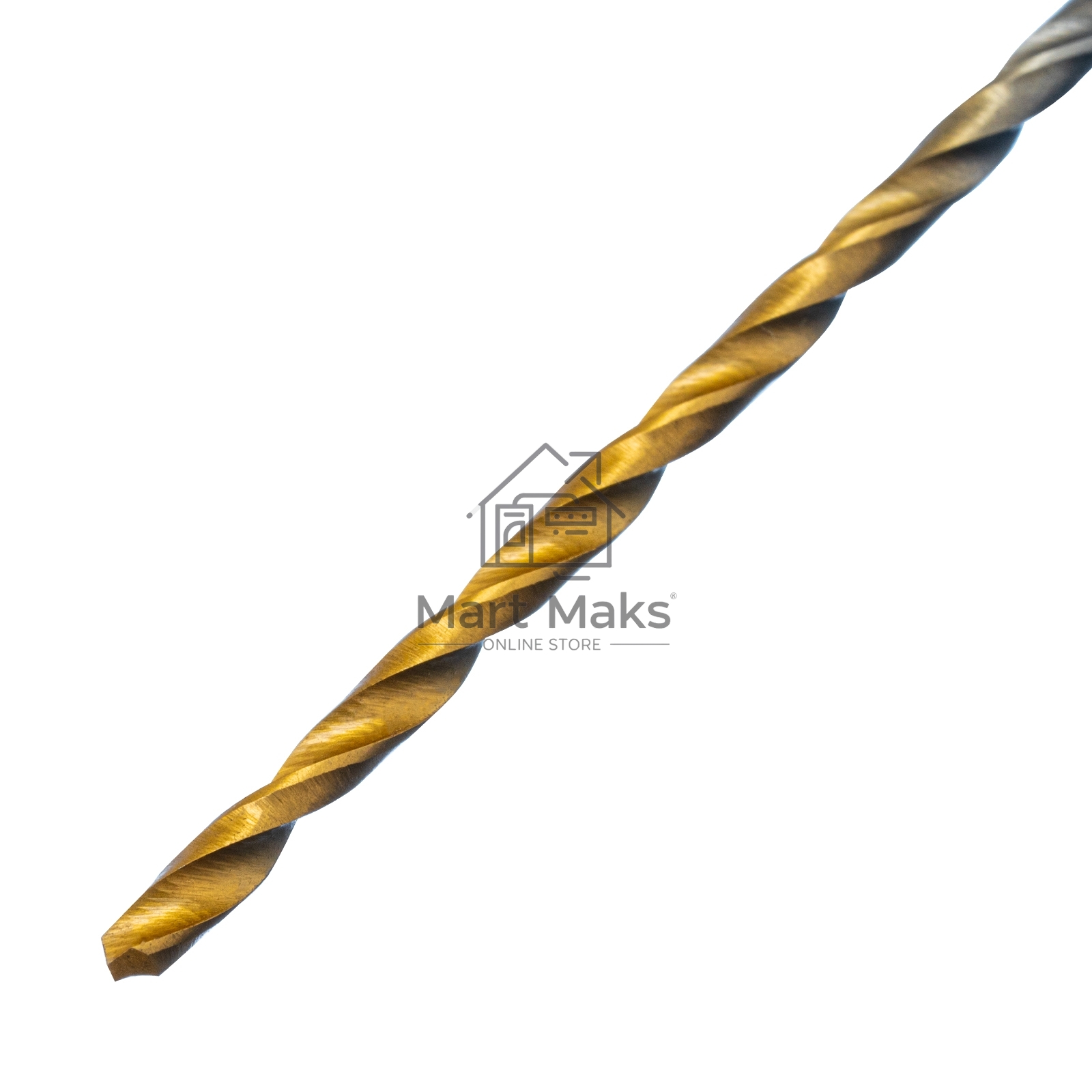Сверло спиральное по металлу 2 х 86 мм Р6М5, Golden Tip, удлиненное, 2шт. Denzel