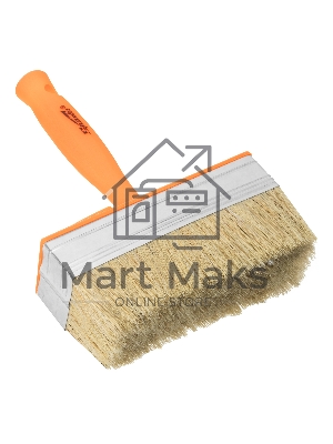 Кисть-ракля Sparta 50х150 мм, натуральная щетина, пластмассовый корпус, пластмассовая рукоятка