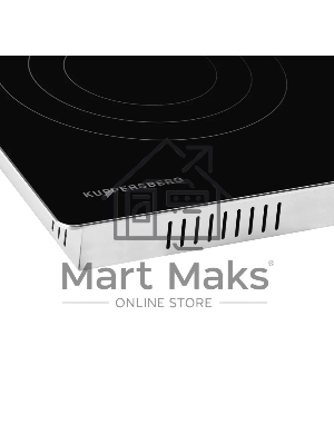 Встраиваемая электрическая панель Kuppersberg ECS 632 F 60 см, электрическая, 4 конфорки, черный