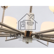 Люстра Ambrella light LH53005/12 SN/FR сатин никель/белый матовый G9*12 max 40W D910*680