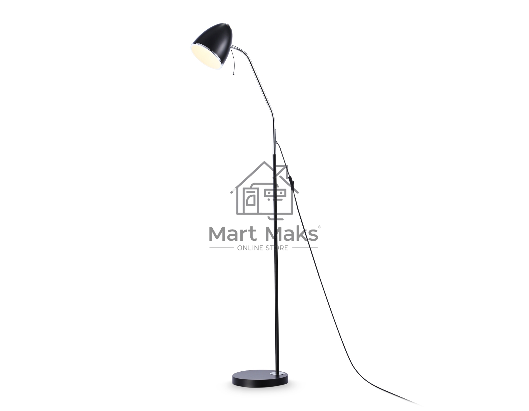 Светильник Ambrella light TR97681 BK черный E27 max 40W D150*1540