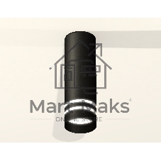 Светильник Ambrella Light XS6343042 SBK/FR черный песок/белый матовый MR16 GU5.3 (C6343, N6236)
