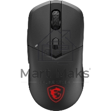Мышь беспроводная/проводная MSI VERSA 300 черный, 8000 dpi, радиоканал, Bluetooth, USB, кнопки - 6