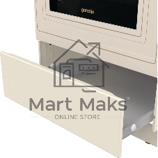 Плита комбинированная Gorenje GKS5B70CLI бежевый, конфорок 4 газовых, духовка 70 л, 50 см x 85 см x 59.4 см