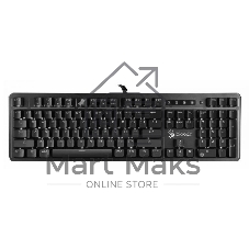 Клавиатура проводная A4 B975 механическая черный USB Gamer LED (подставка для запястий)
